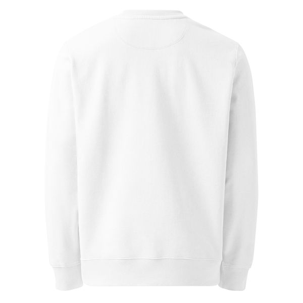 Unisex Eco Sweatshirt - WHITE - Clownpepe