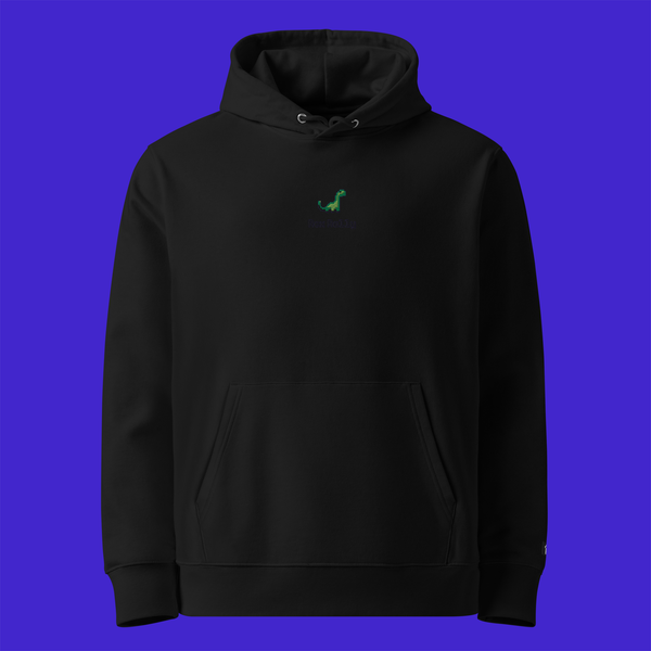 Unisex Essential Eco Hoodie - BLACK - RexRally