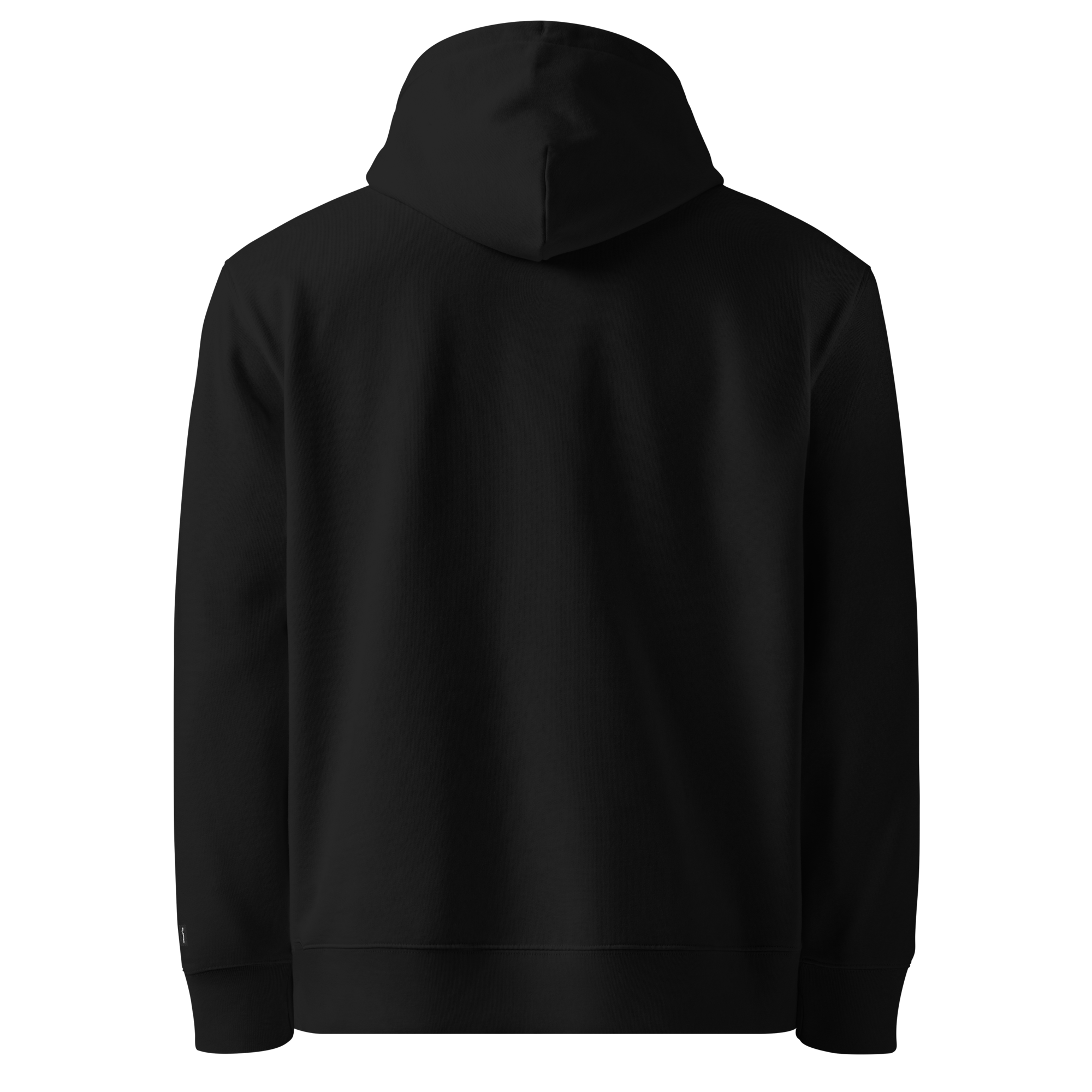 Unisex Essential Eco Hoodie - BLACK - NORMIE (green)