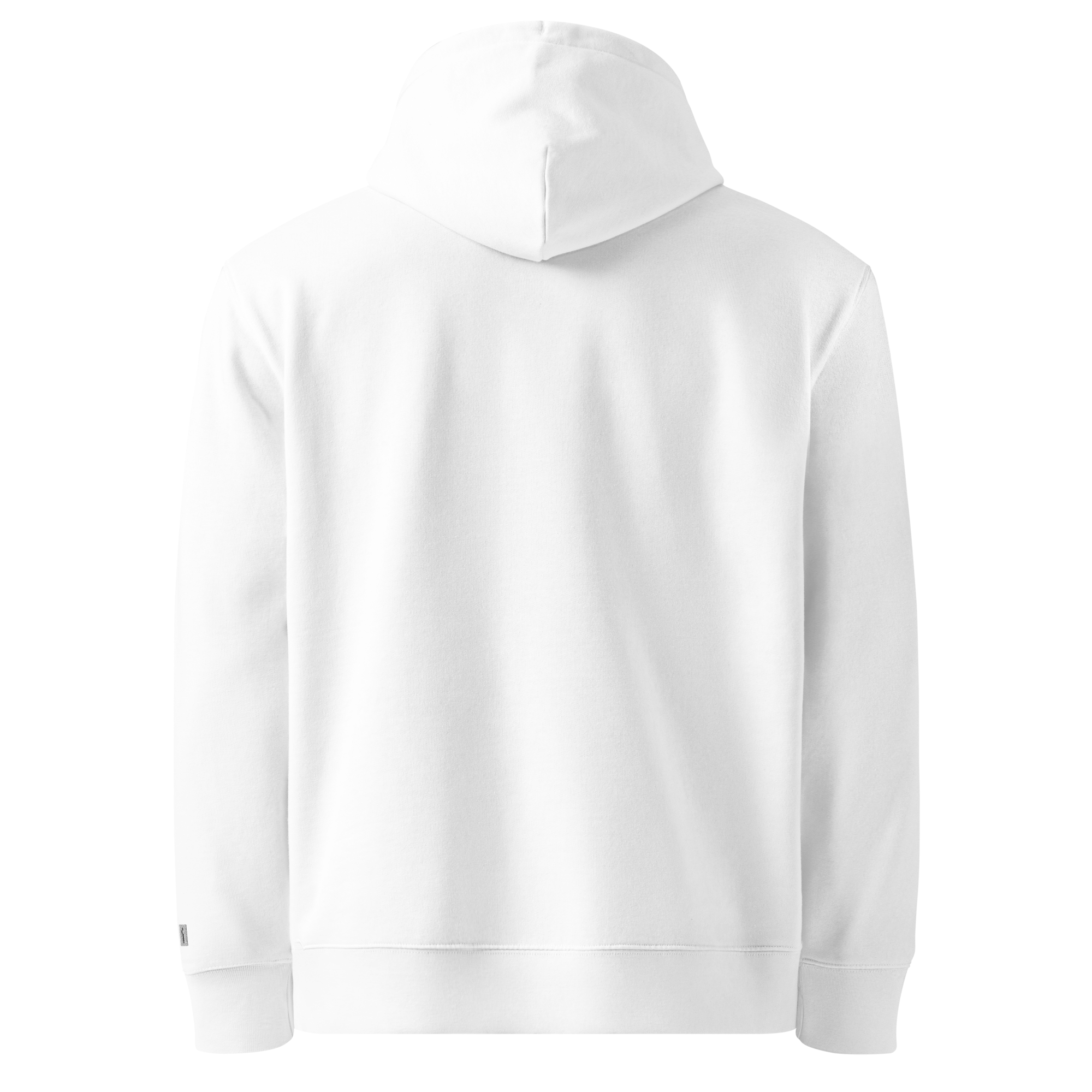Unisex Essential Eco Hoodie - WHITE - NORMIE (green)