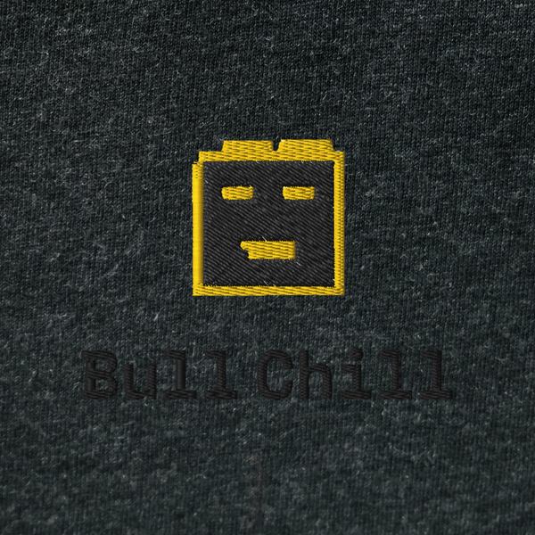 Unisex Hooded Long Sleeve Tee - BLACK - BullChill