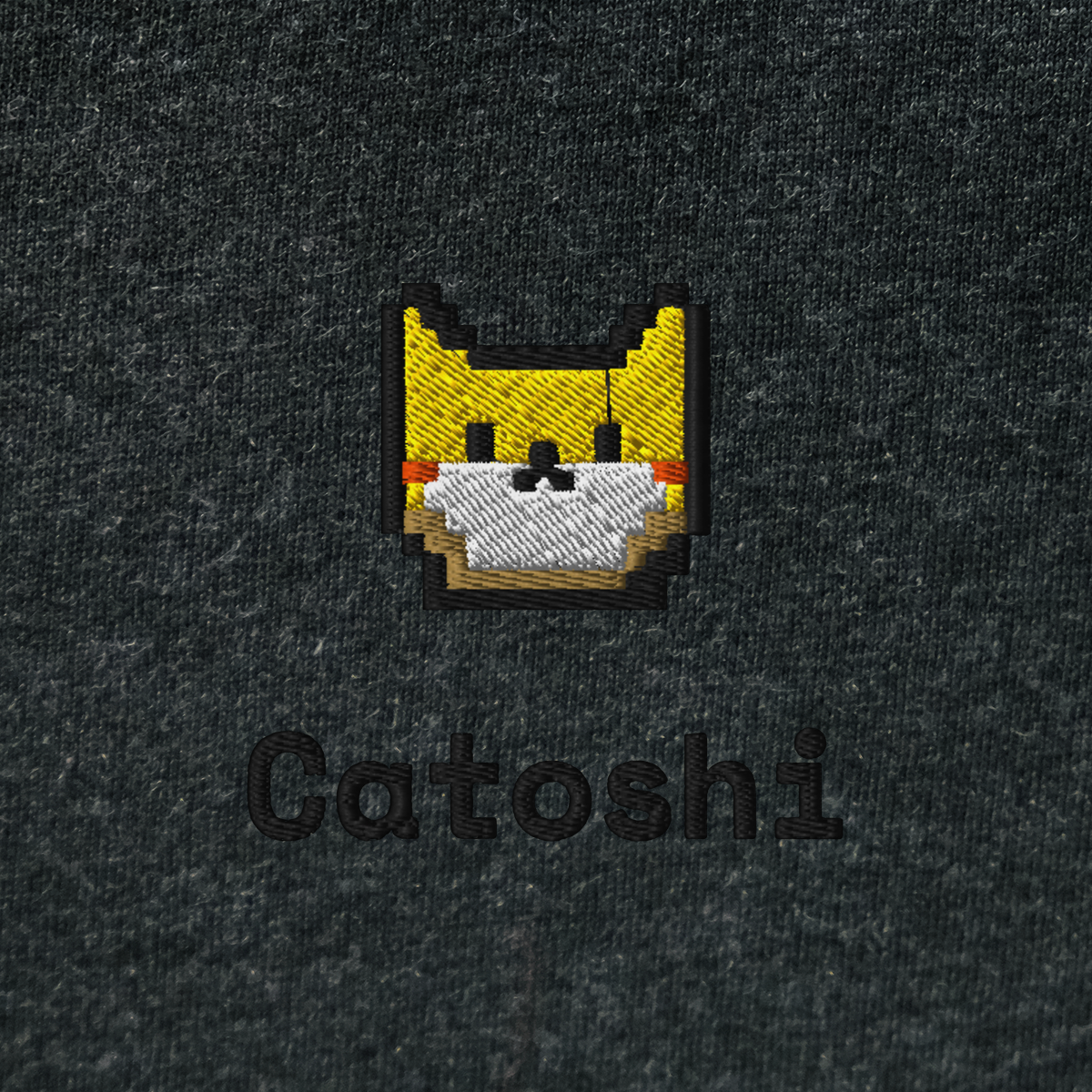 Unisex Hooded Long Sleeve Tee - BLACK - Catoshi