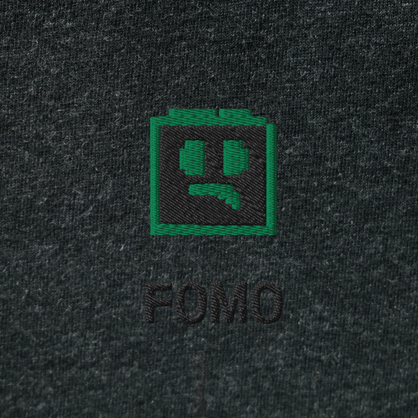 Unisex Hooded Long Sleeve Tee - BLACK - FOMO