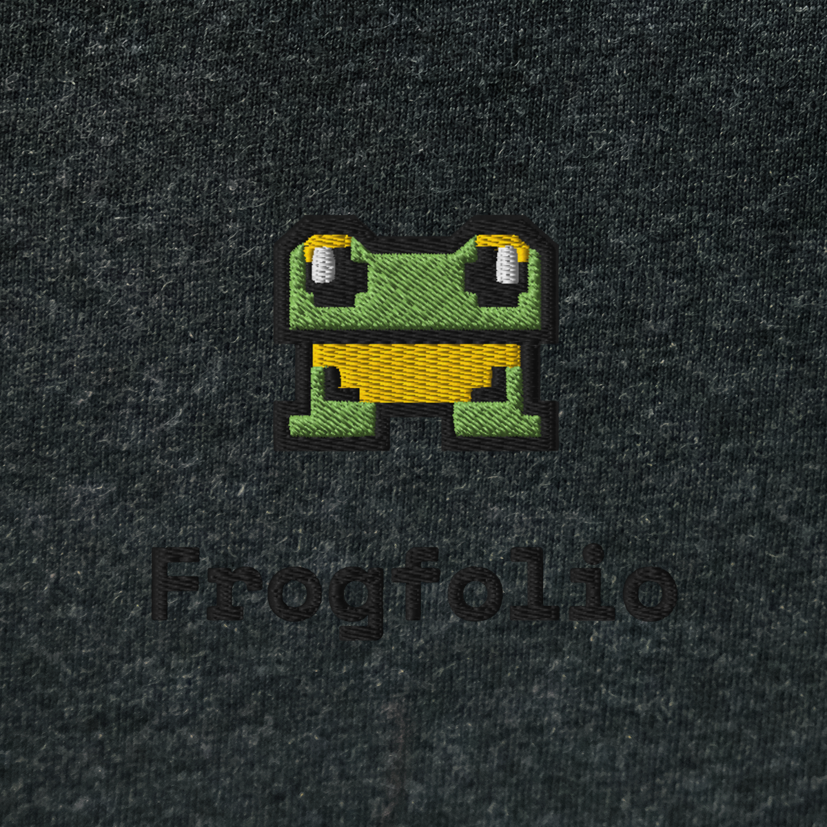 Unisex Hooded Long Sleeve Tee - BLACK - FrogFolio