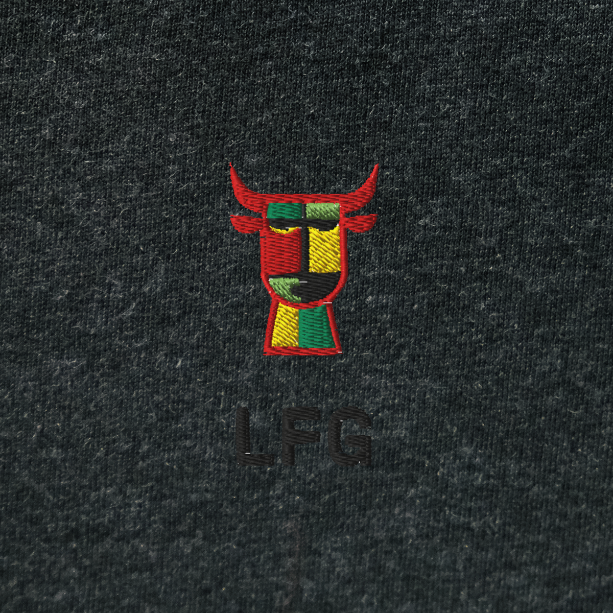 Unisex Hooded Long Sleeve Tee - BLACK - LFG