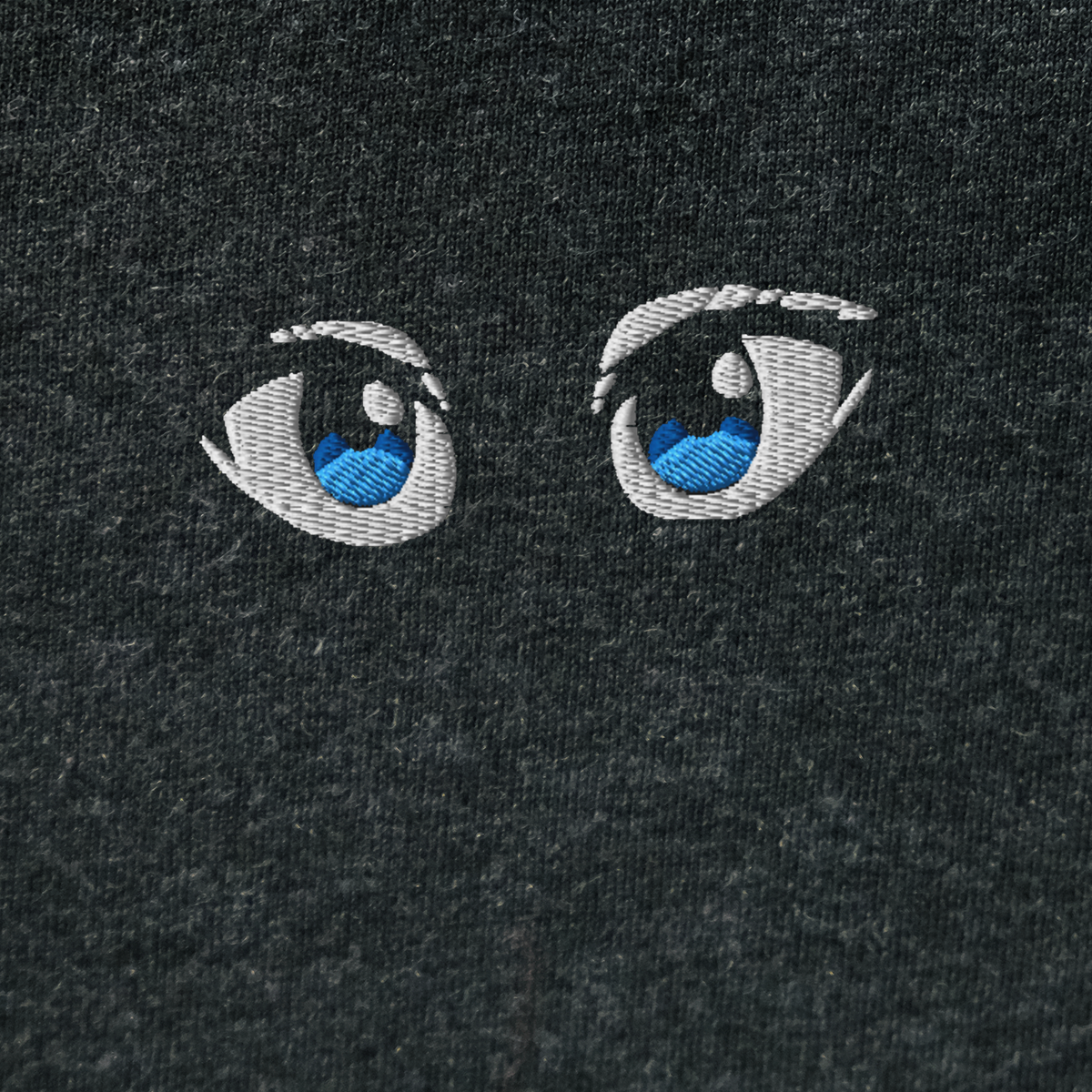 Unisex Hooded Long Sleeve Tee - BLACK - Manga