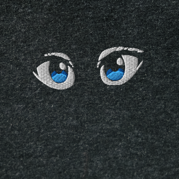 Unisex Hooded Long Sleeve Tee - BLACK - Manga