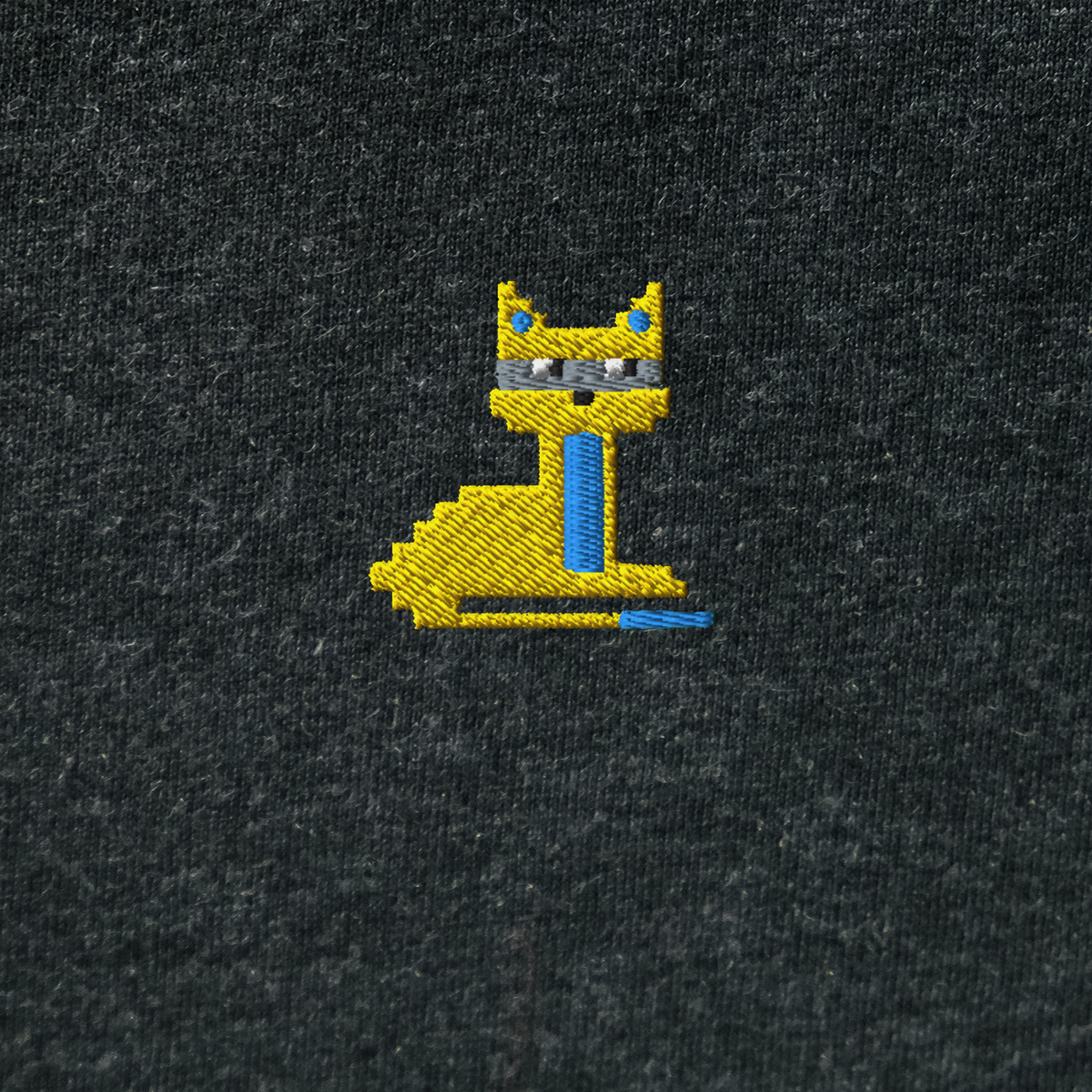 Unisex Hooded Long Sleeve Tee - BLACK - NodeCat