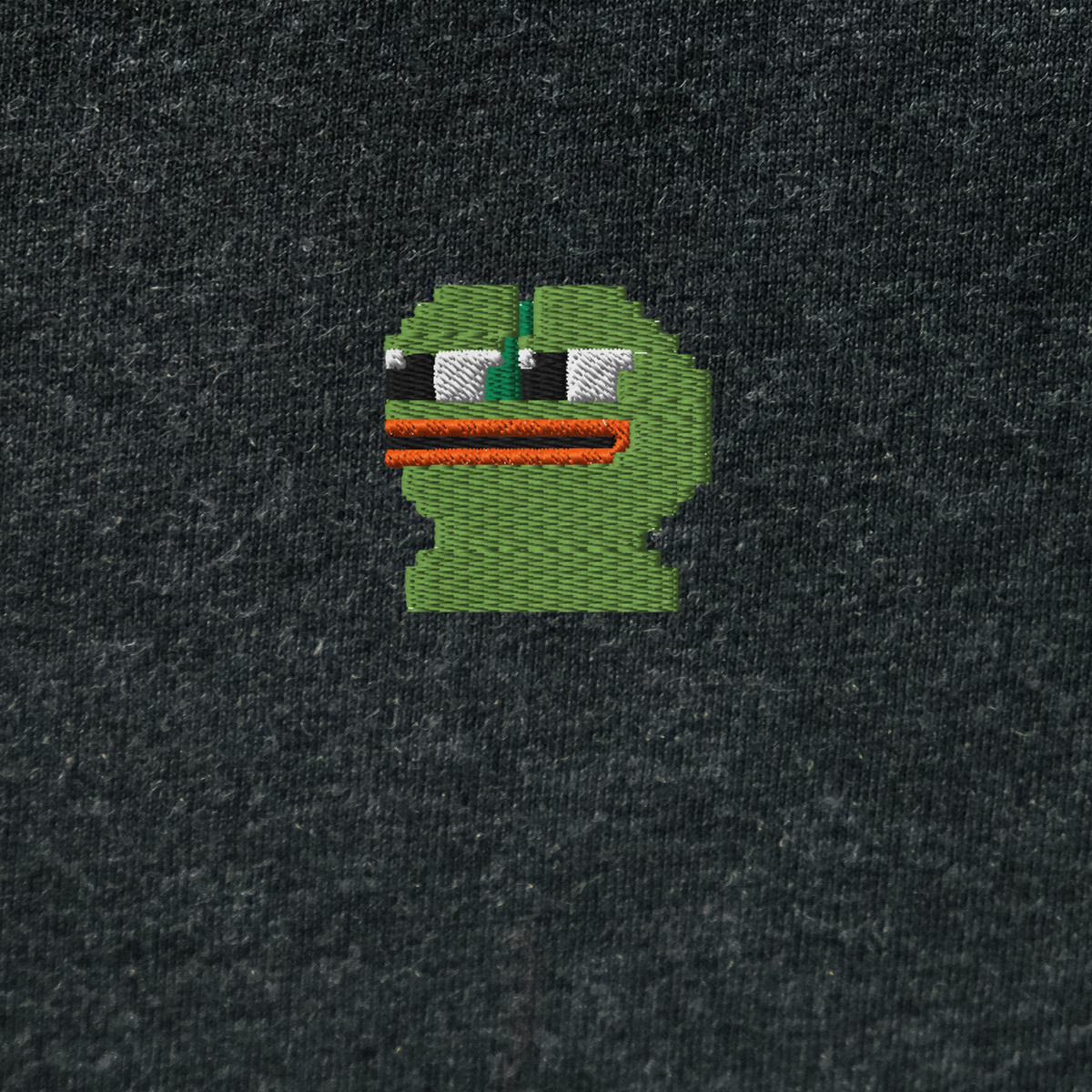 Unisex Hooded Long Sleeve Tee - BLACK - Pepe