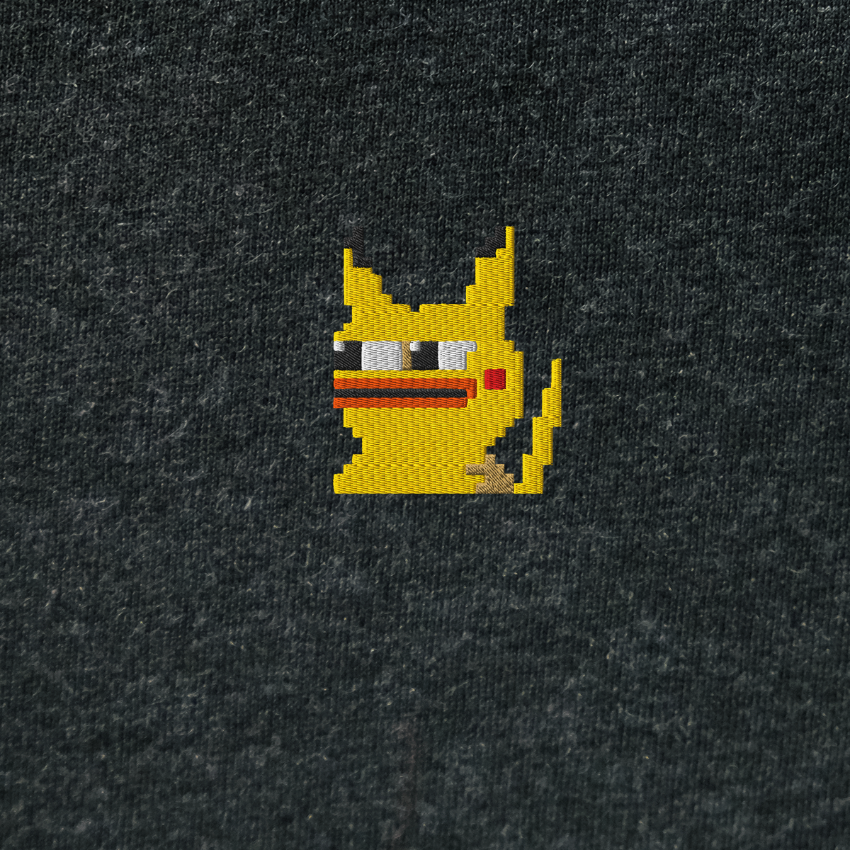 Unisex Hooded Long Sleeve Tee - BLACK - Pepekachu