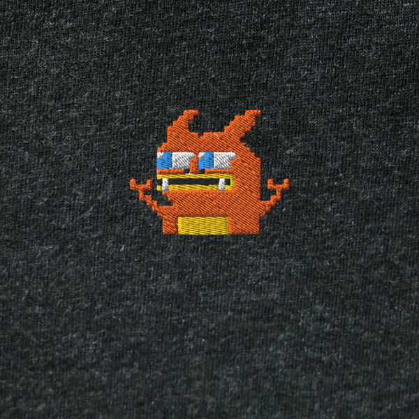 Unisex Hooded Long Sleeve Tee - BLACK - Pepezard