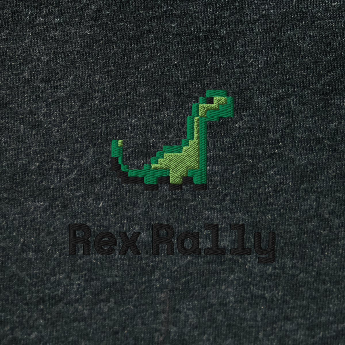 Unisex Hooded Long Sleeve Tee - BLACK - RexRally