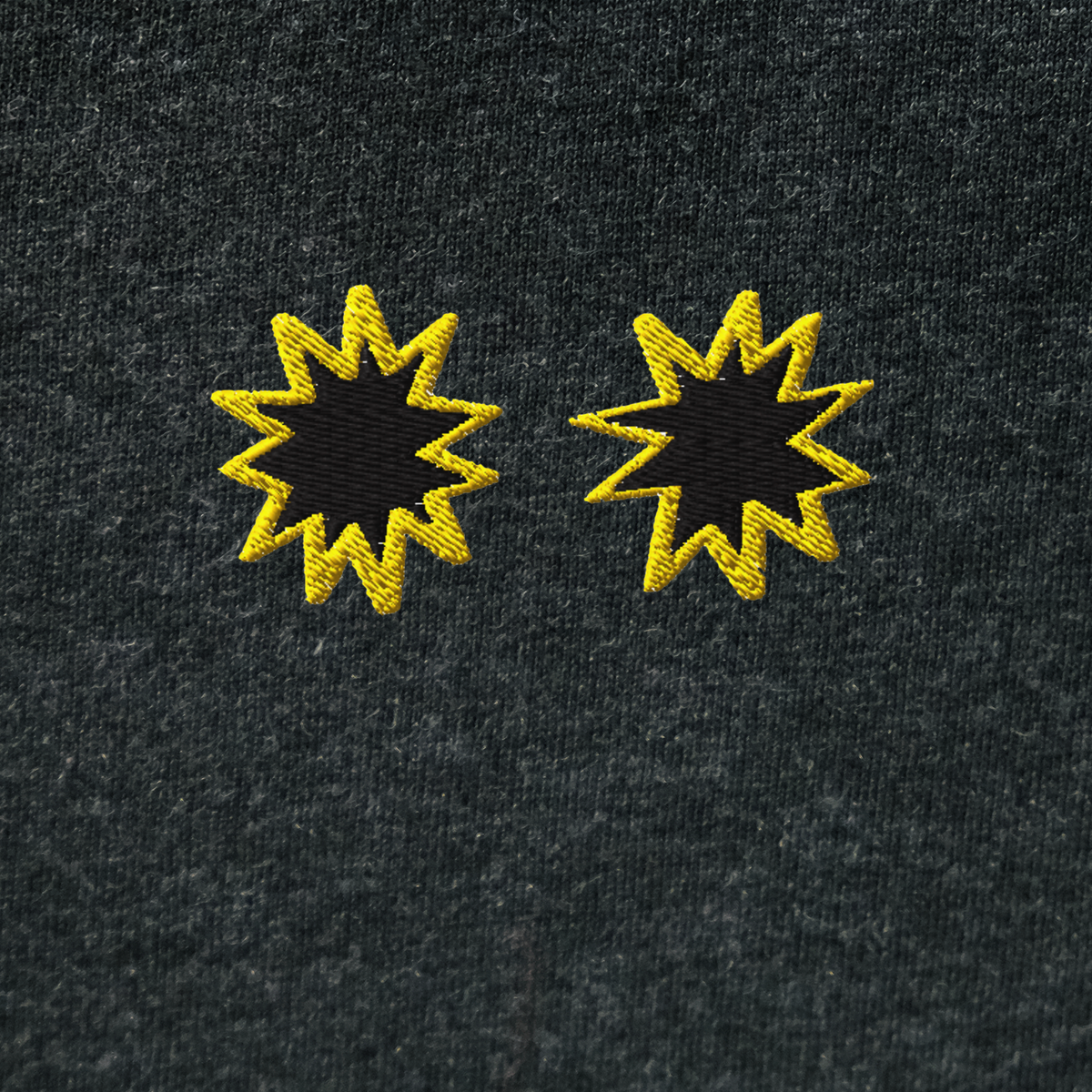 Unisex Hooded Long Sleeve Tee - BLACK - StarsEyes