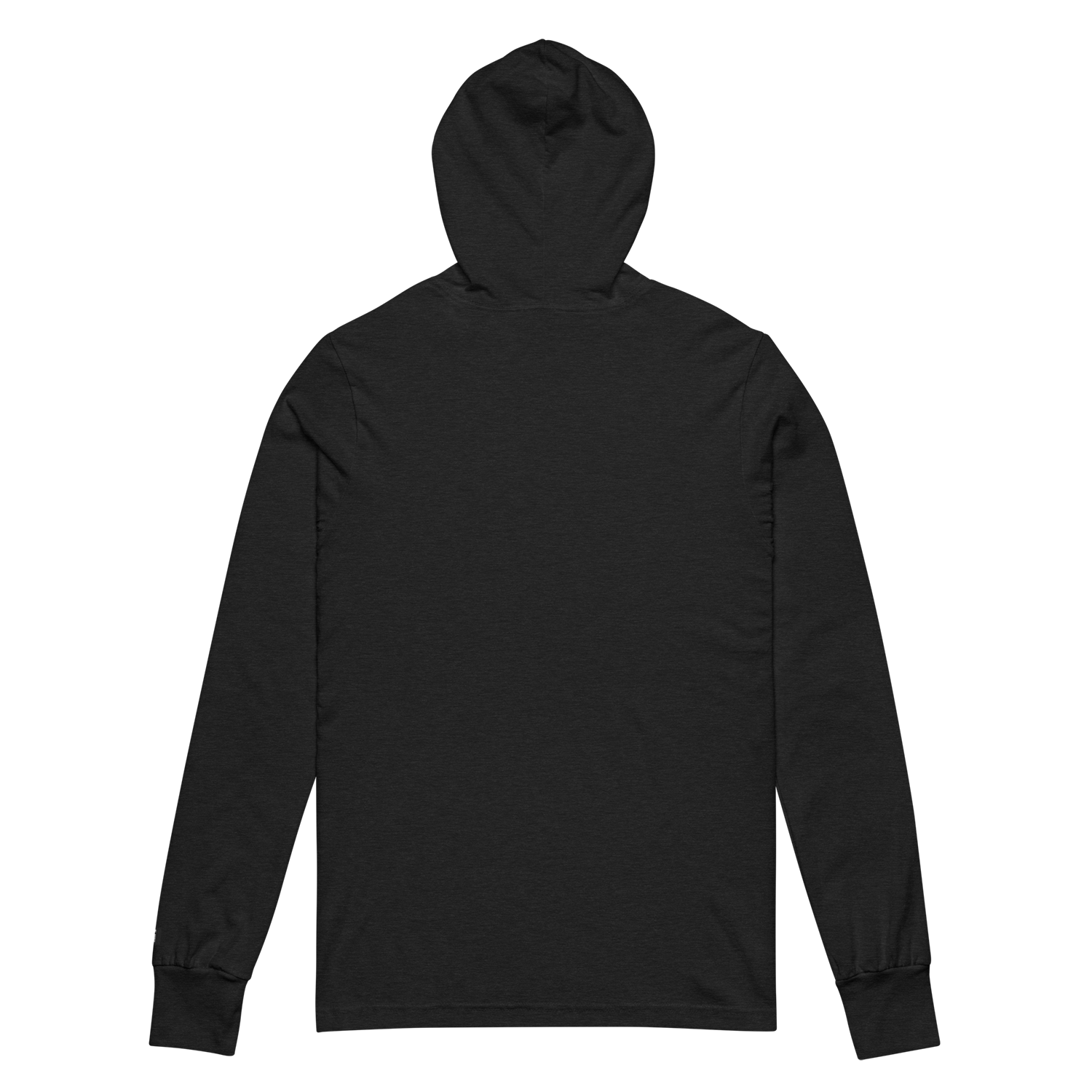 Unisex Hooded Long Sleeve Tee - BLACK - WEN LAMBO (blue)