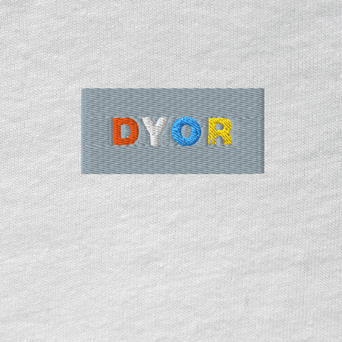 Unisex Hooded Long Sleeve Tee - WHITE - DYOR