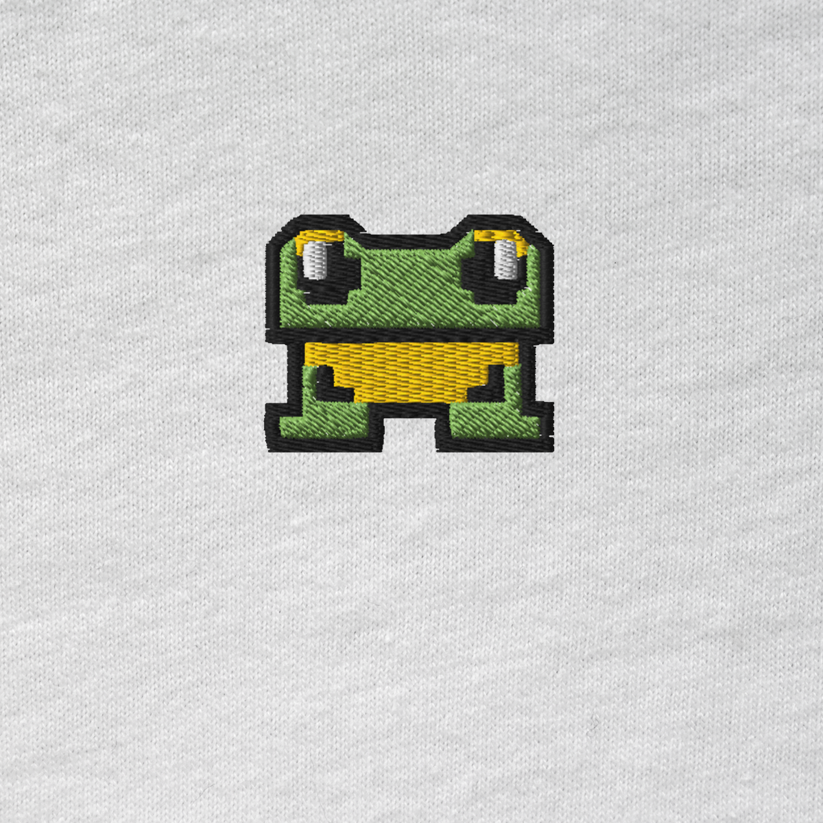 Unisex Hooded Long Sleeve Tee - WHITE - FrogFolio