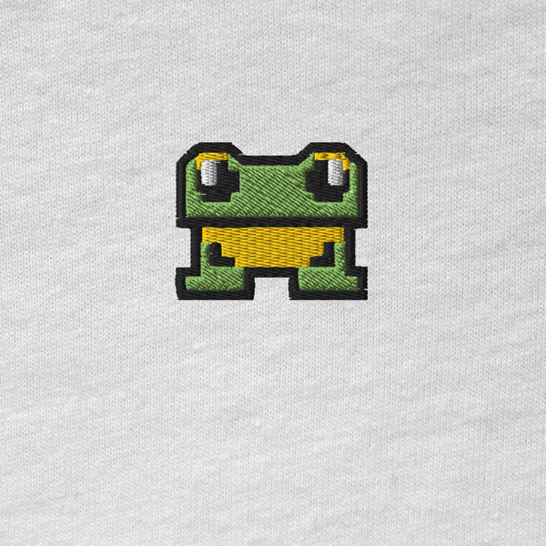 Unisex Hooded Long Sleeve Tee - WHITE - FrogFolio