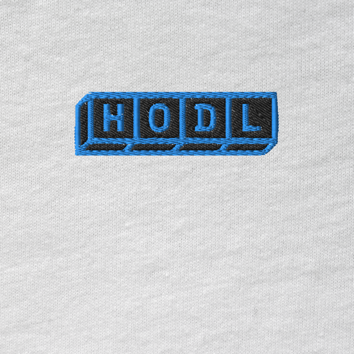 Unisex Hooded Long Sleeve Tee - WHITE - HODL