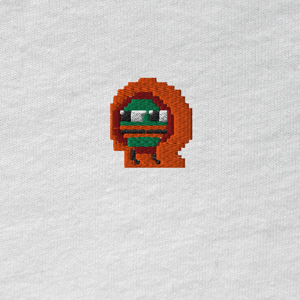 Unisex Hooded Long Sleeve Tee - WHITE - Kylepepe