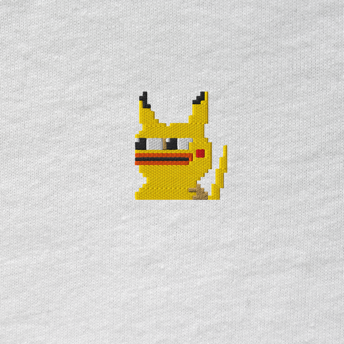 Unisex Hooded Long Sleeve Tee - WHITE - Pepekachu