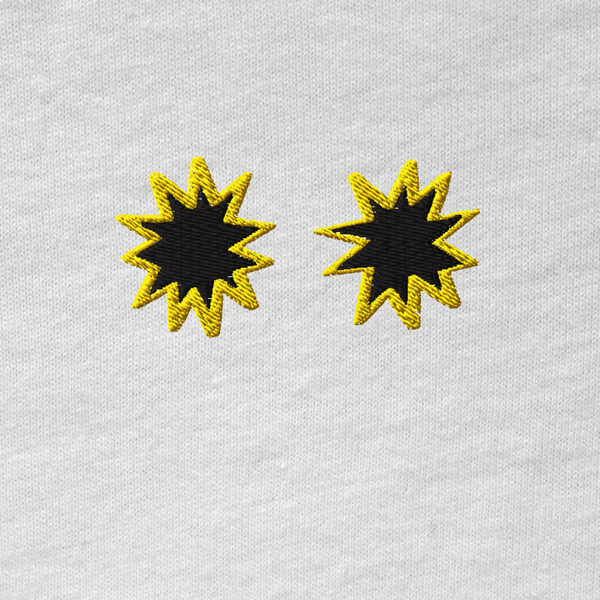 Unisex Hooded Long Sleeve Tee - WHITE - StarsEyes