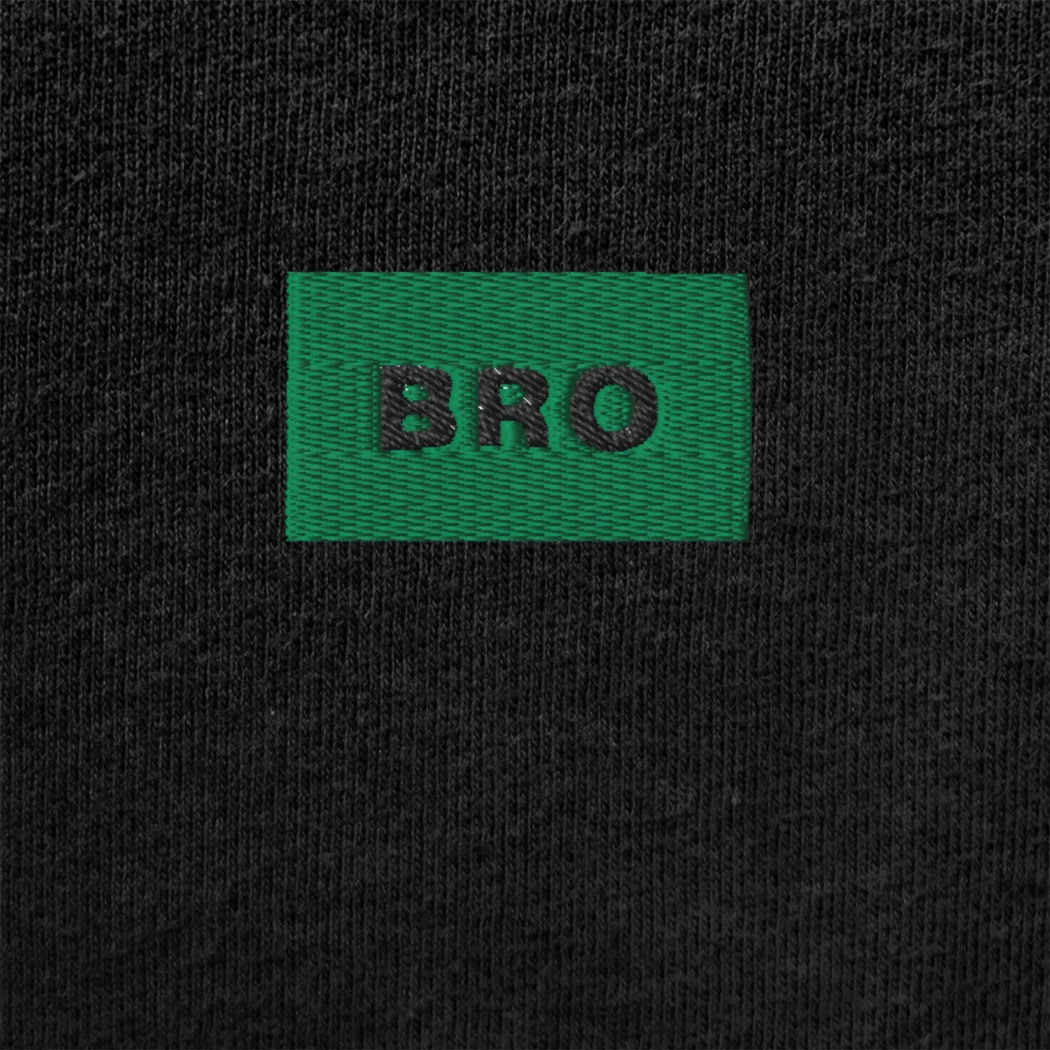 Unisex Muscle Shirt - BLACK - BRO (green)