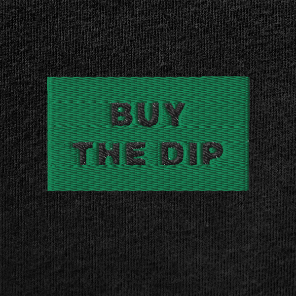 Unisex Muscle Shirt - BLACK - BUY THE DIP (green)