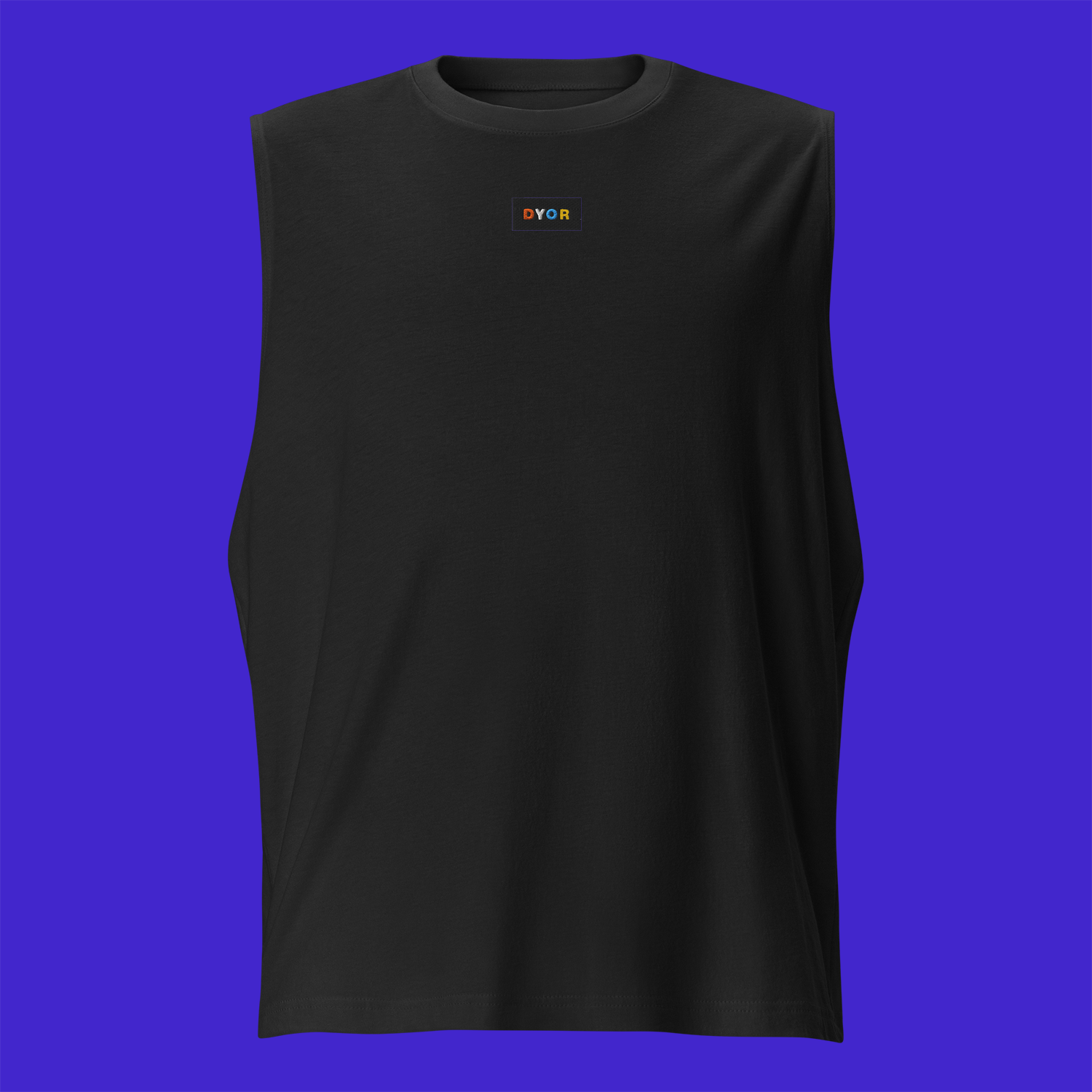 Unisex Muscle Shirt - BLACK - DYOR