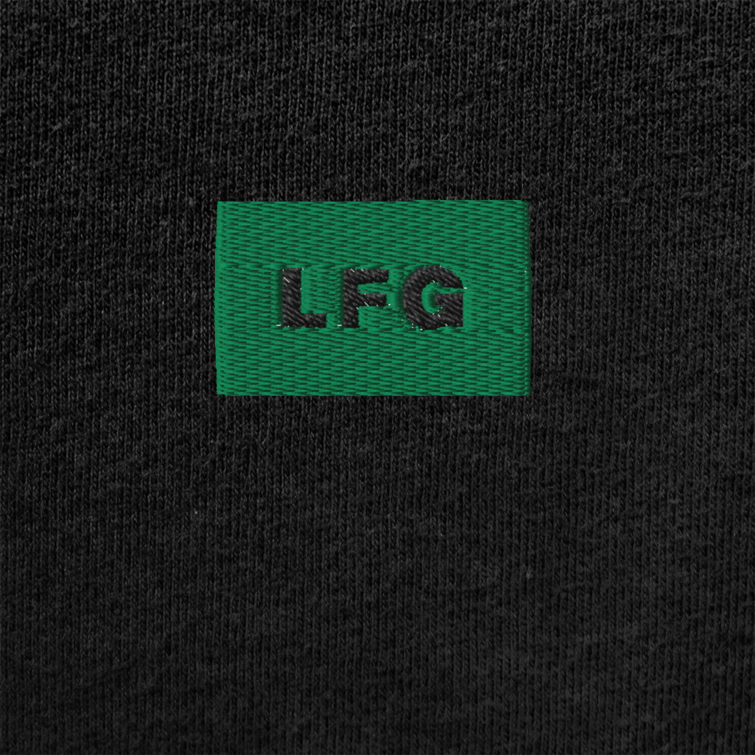 Unisex Muscle Shirt - BLACK - LFG (green)