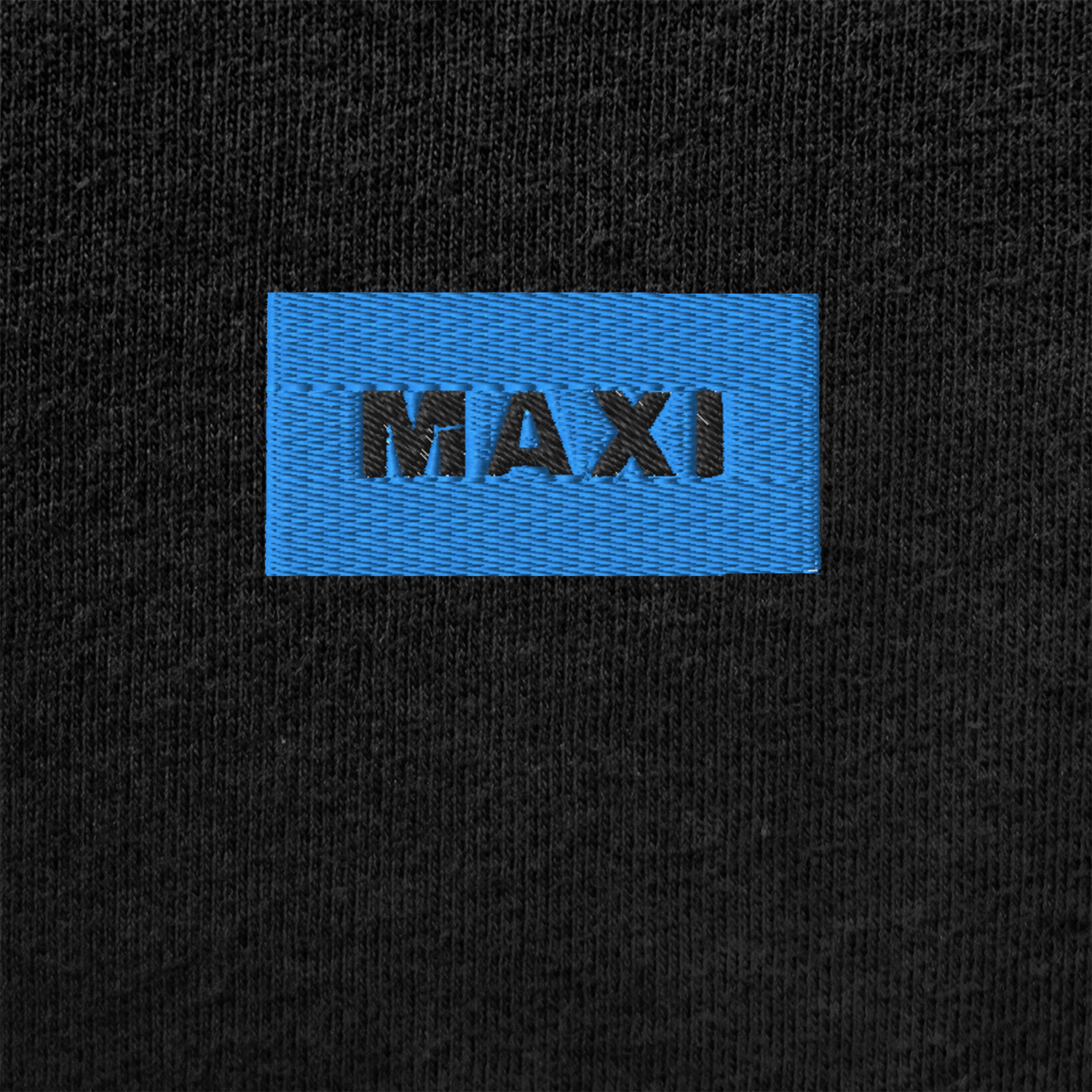 Unisex Muscle Shirt - BLACK - MAXI (blue)