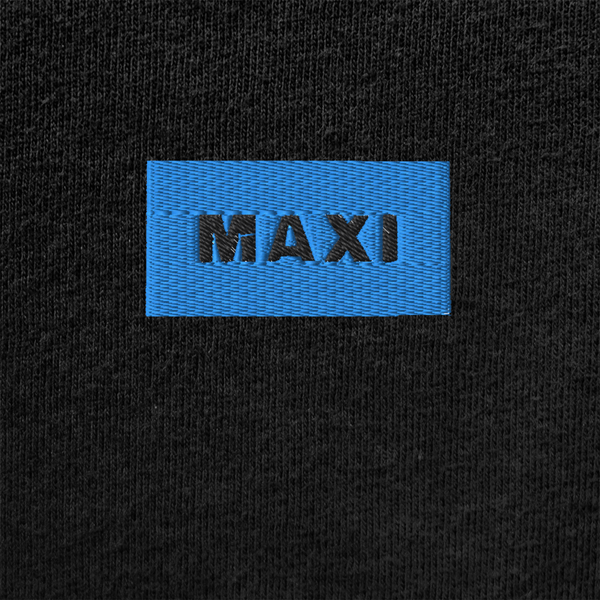 Unisex Muscle Shirt - BLACK - MAXI (blue)