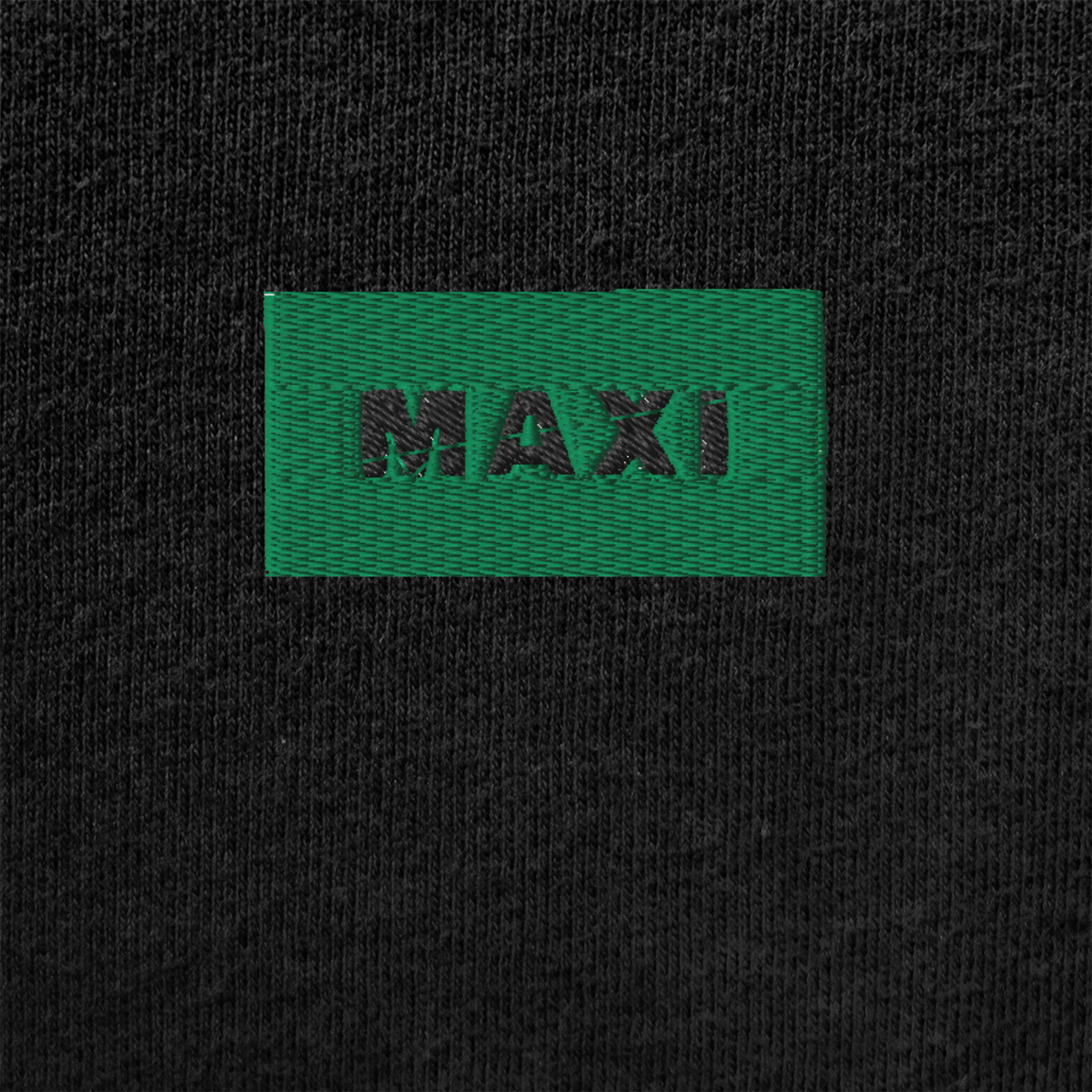 Unisex Muscle Shirt - BLACK - MAXI (green)