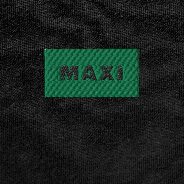 Unisex Muscle Shirt - BLACK - MAXI (green)