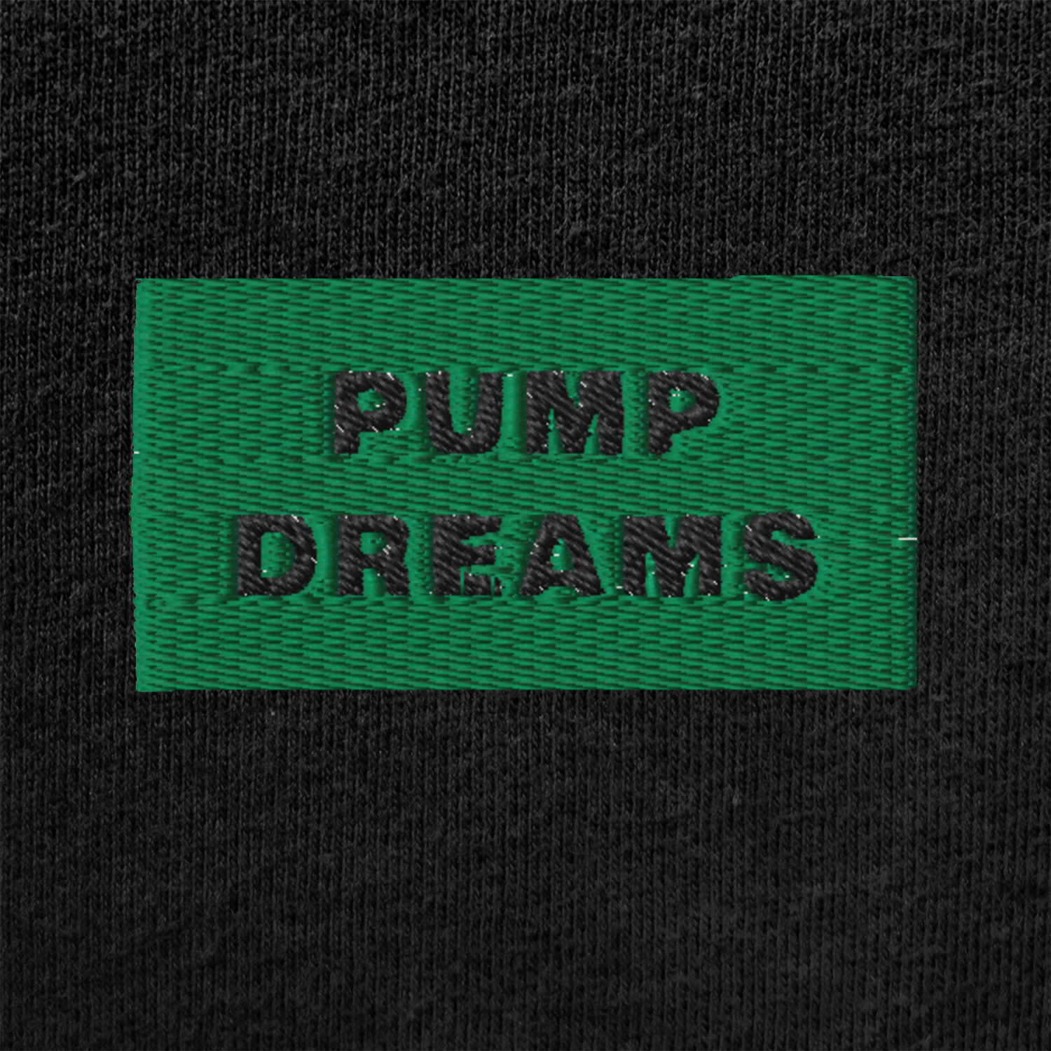 Unisex Muscle Shirt - BLACK - PUMP DREAMS (green)