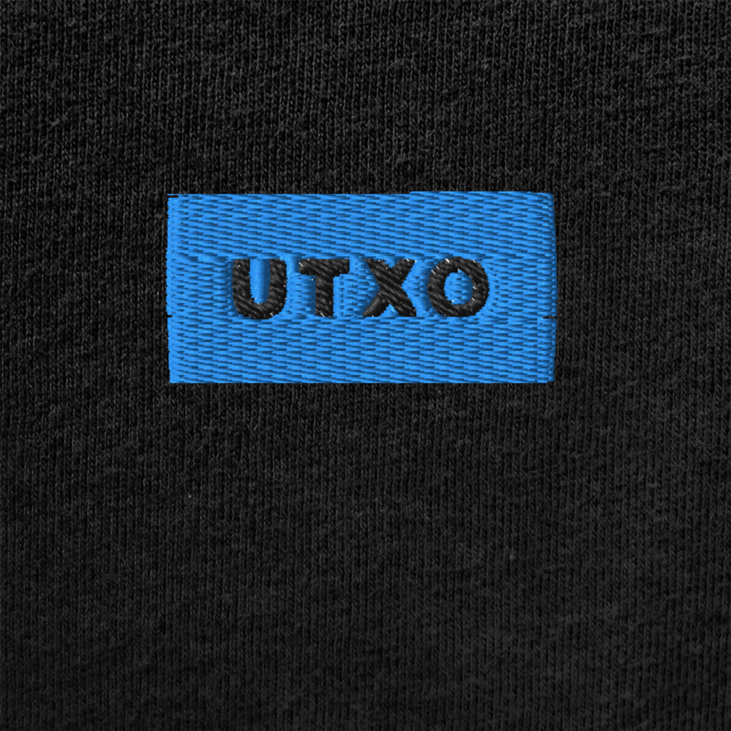 Unisex Muscle Shirt - BLACK - UTXO (blue)