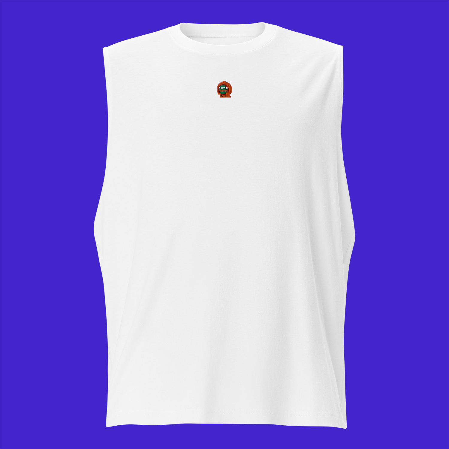 Unisex Muscle Shirt - WHITE - Kylepepe