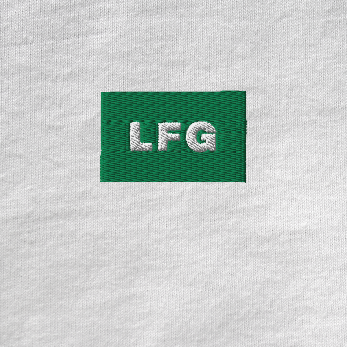 Unisex Muscle Shirt - WHITE - LFG (green)