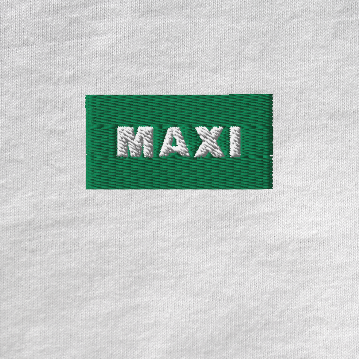 Unisex Muscle Shirt - WHITE - MAXI (green)