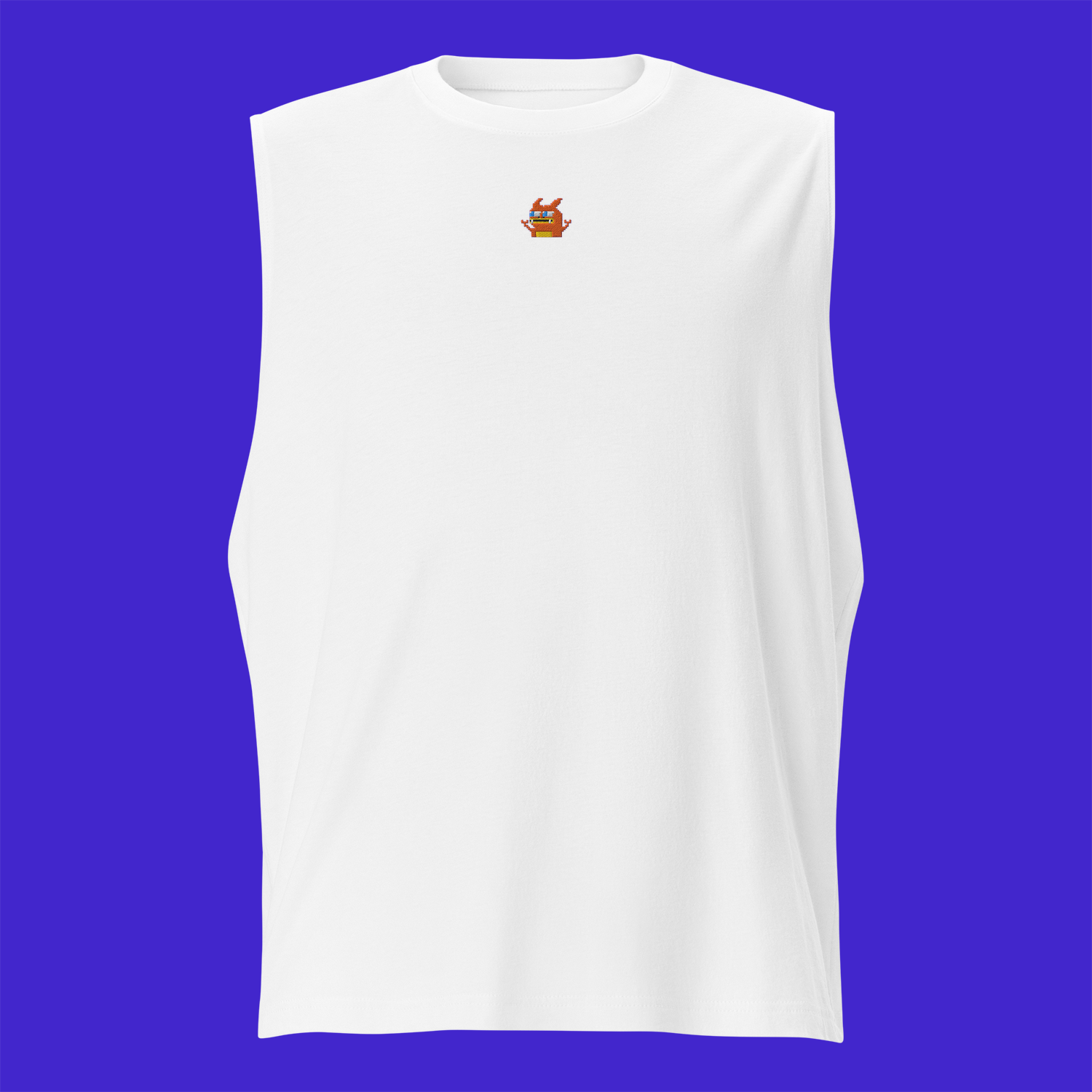 Unisex Muscle Shirt - WHITE - Pepezard