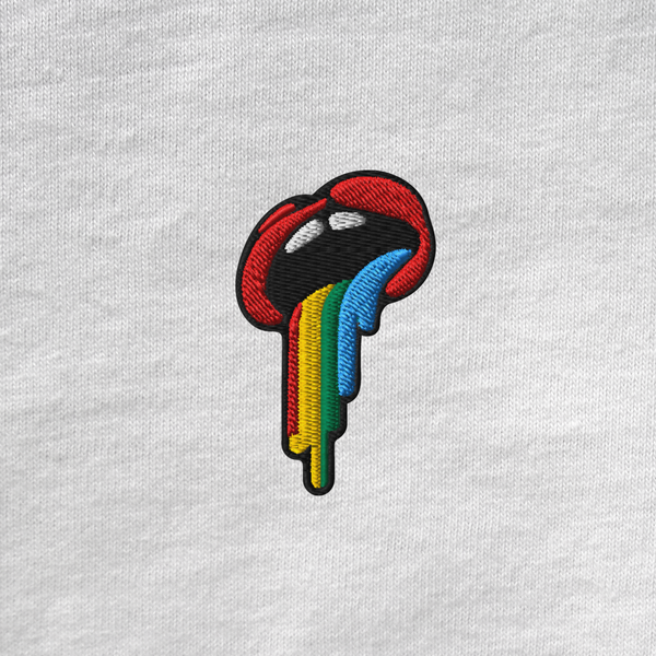 Unisex Muscle Shirt - WHITE - Rainbow