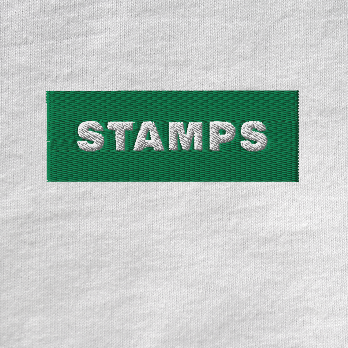 Unisex Muscle Shirt - WHITE - STAMPS (green)