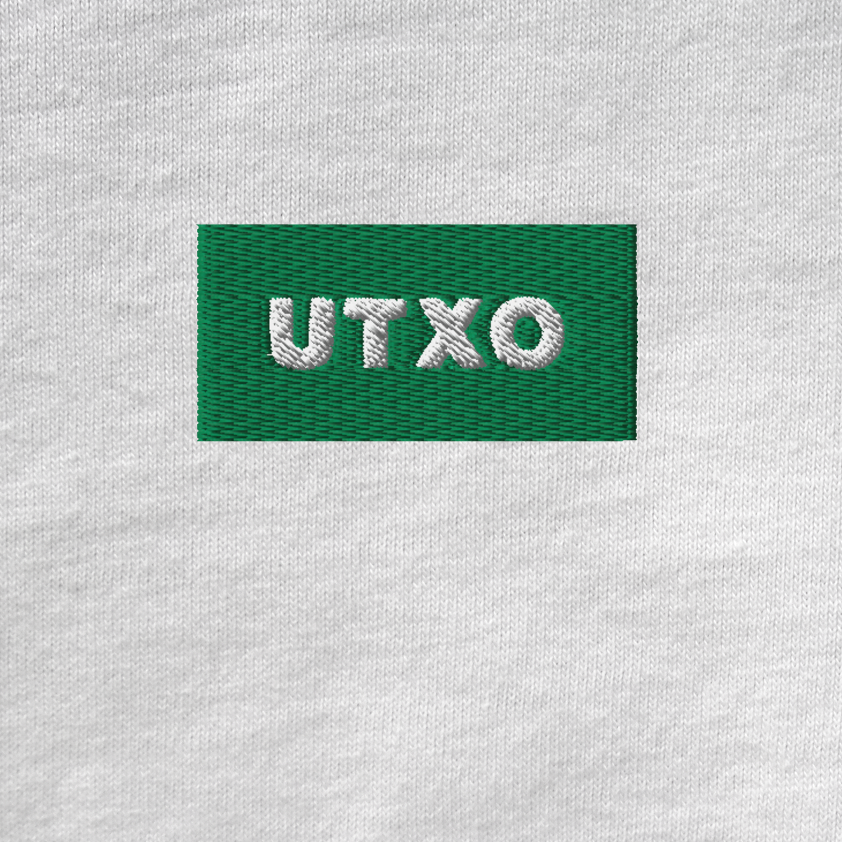Unisex Muscle Shirt - WHITE - UTXO (green)