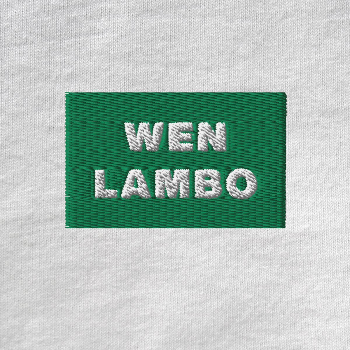 Unisex Muscle Shirt - WHITE - WEN LAMBO (green)