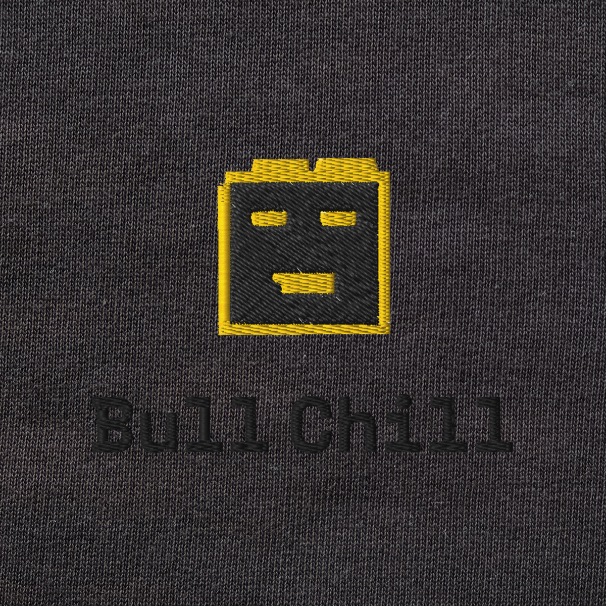 Unisex Organic Sweatshirt - BLACK - BullChill