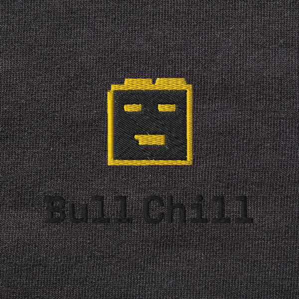Unisex Organic Sweatshirt - BLACK - BullChill