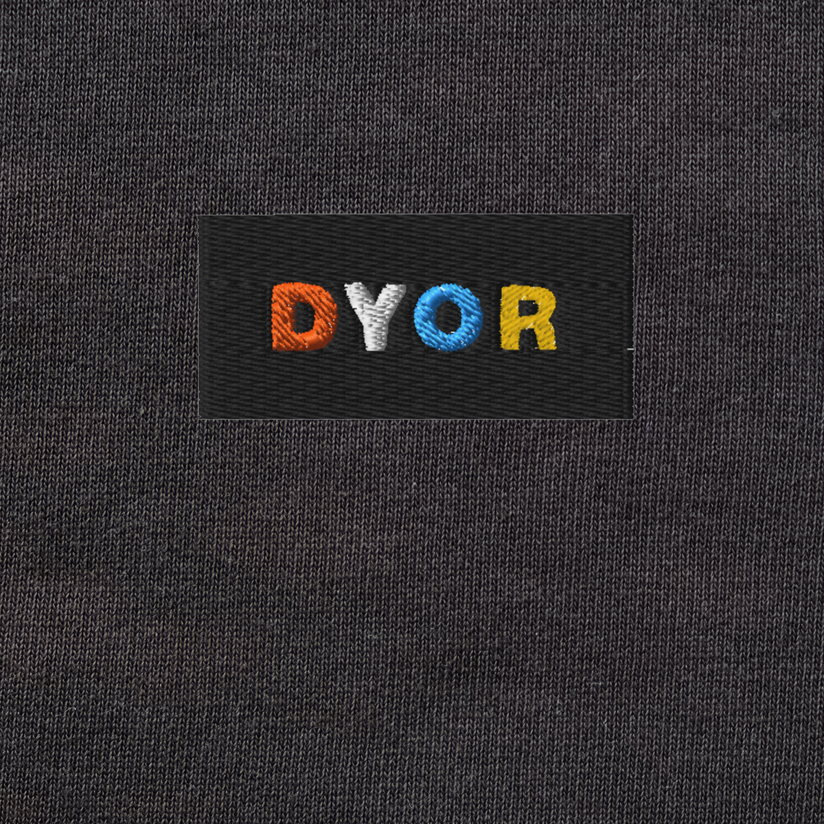 Unisex Organic Sweatshirt - BLACK - DYOR