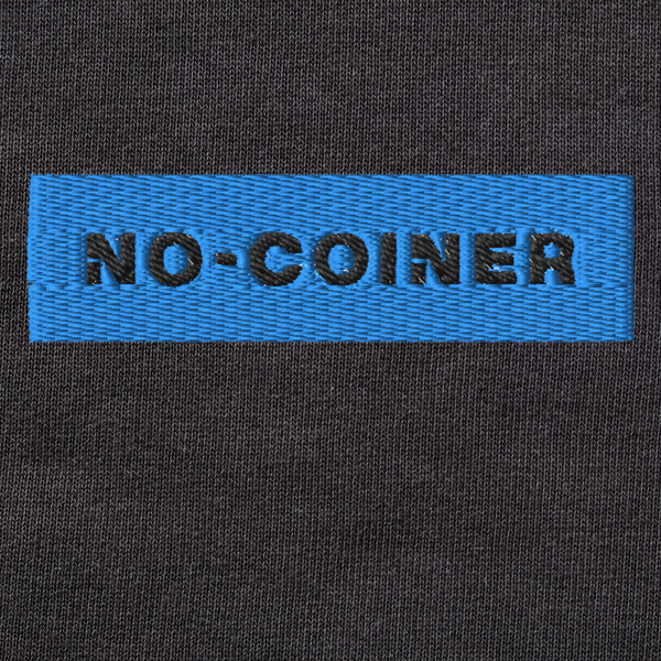 Unisex Organic Sweatshirt - BLACK - NO-COINER (blue)