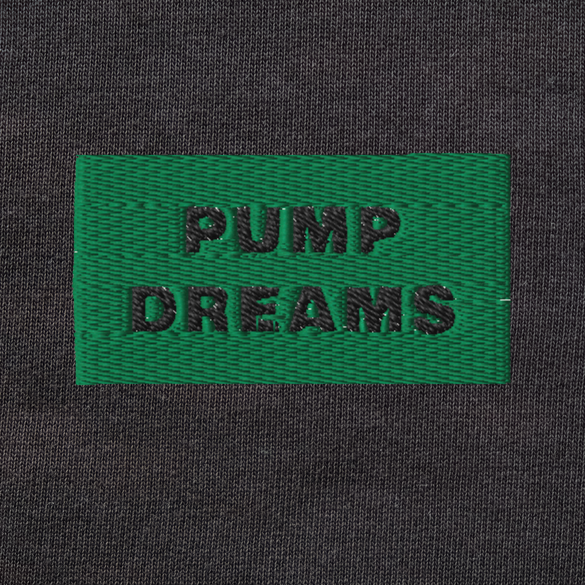 Unisex Organic Sweatshirt - BLACK - PUMP DREAMS (green)