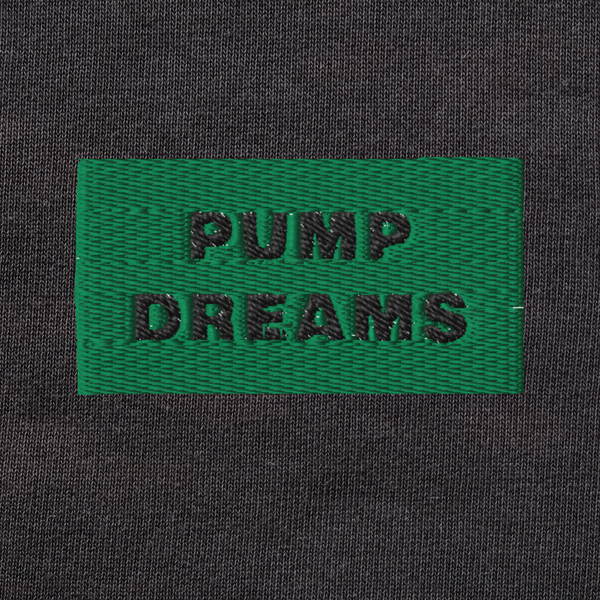 Unisex Organic Sweatshirt - BLACK - PUMP DREAMS (green)