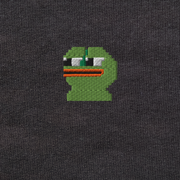 Unisex Organic Sweatshirt - BLACK - Pepe